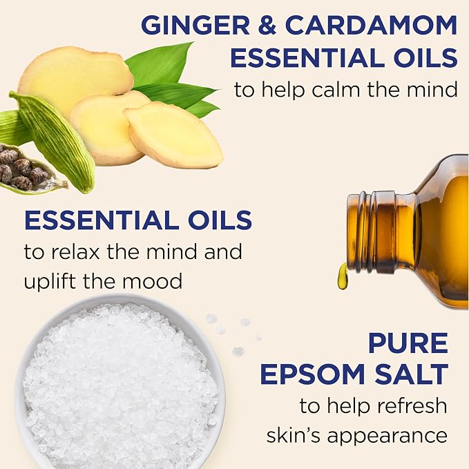 Dr Teal's Epsom Salt Magnesium Soak, Limited Edition Cozy Vanilla Season - Image 3