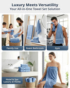 LANE LINEN Luxury Bath Towels Set - Image 5