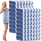 SmoothNovelty 16 Pack Microfiber Bath Towels Bulk 27'' x 60'' Oversized Size by SmoothNovelty