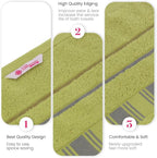 CASA COPENHAGEN X Line 2Pcs 100% Egyptian Cotton Large Designer Bathsheet - Image 4