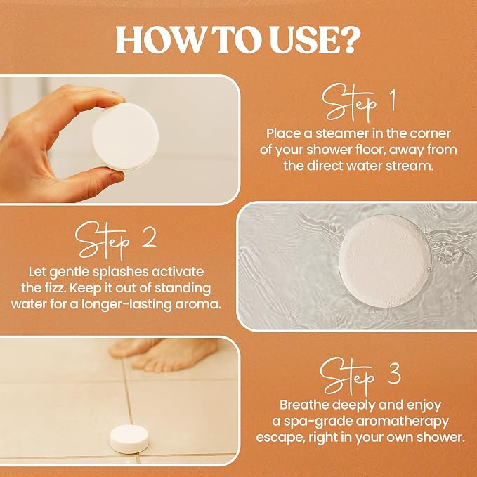 MESMOS 6 Assorted Shower Steamers Aromatherapy, Self Care Gifts - Image 4