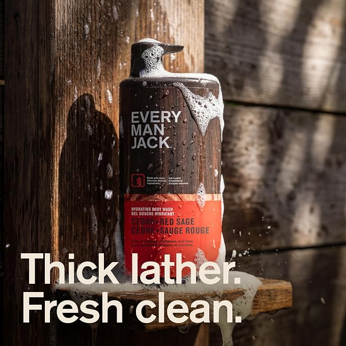 Every Man Jack Cedar + Red Sage Mens Body Wash - Image 2