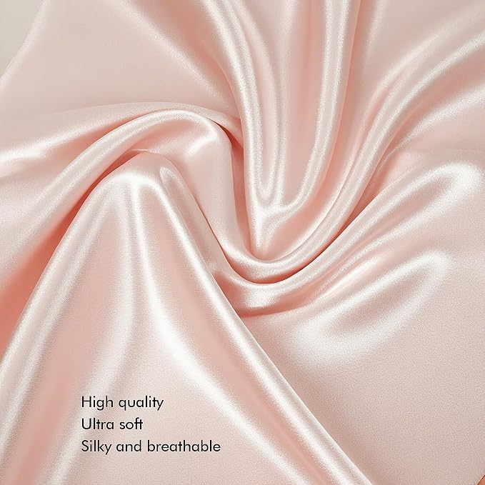 Vegan Silk Sleep Set, Vegan Silk Pillowcase - Image 4