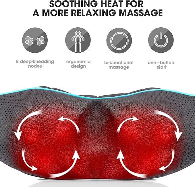 MagicMakers Shiatsu Neck Massager - Image 2