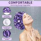 1 PCS Shower Cap, Double Layer & Adjustable Bathing Cap - Image 2
