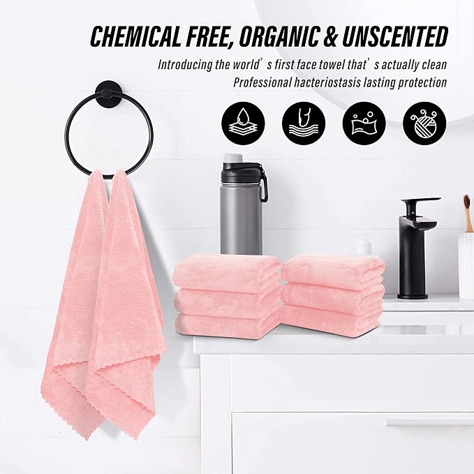 MOONQUEEN 6 Pack Premium Hand Towels - Image 6