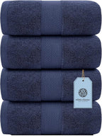 White Classic Luxury Bath Towels Large by WhiteClassic