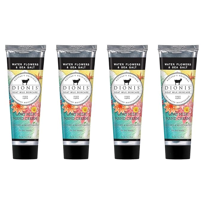 Dionis Goat Milk Hand Cream Water Flowers & Sea Salt 1 oz by DionisGoatMilkSkincare