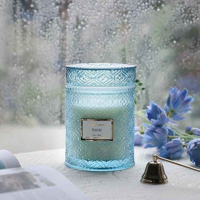 Rain Summer Scented Candles, 19oz Aromatherapy Candles Gifts - Image 2