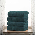 Superior Egyptian Cotton Pile Bath Towel Set of 4, Ultra Soft Luxury Towels by SUPERIOR