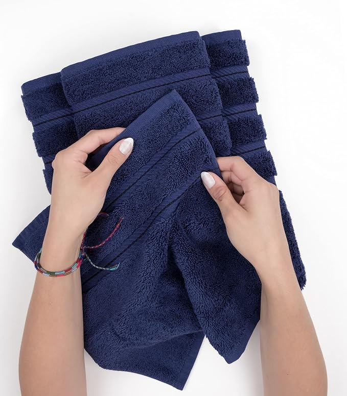 American Soft Linen Luxury 6 Piece Towel Set, 2 Bath Towels 2 Hand Towel 2 - Image 6