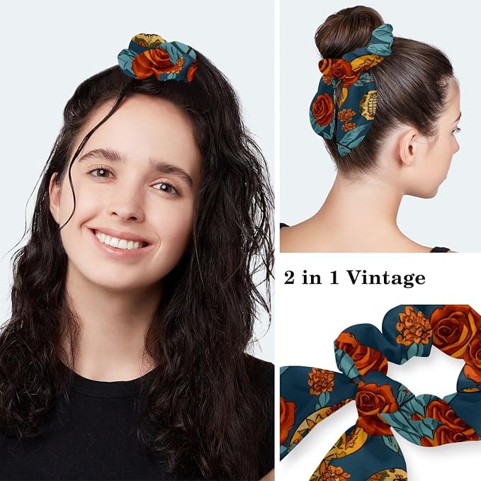 Scrub Cap with Hair Scrunchy, Ponytail Holder Surgical Cap - Image 5
