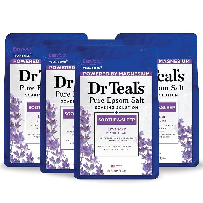 Dr Teal's Pure Epsom Magnesium Salt Soak, Soothe & Sleep by DrTeals
