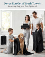 CASA PLATINO 100% Cotton Towel Set - Image 4