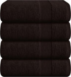 Belizzi Home 4 Pack Bath Towel Set 27x54, 100% Ring Spun Cotton, Ultra Soft by Unknown