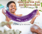 2 Pack African Net Sponge Exfoliating Body Scrubber Bath Sponge - Image 2
