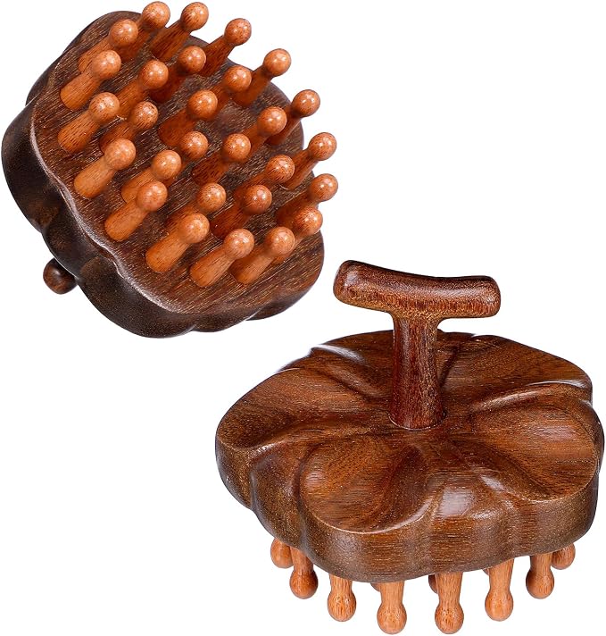 ElevateTech Wooden Scalp Massager Comb by Unknown