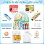80PCS Spa Birthday Party Supplies, Include Face Masks, Lip Balm, Hand Cream - Image 6