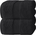 White Classic Luxury Soft Black Bath Sheet Towels by WhiteClassic