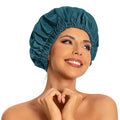 Reusable Shower Cap for Women, Large Waterproof Shower Bonnet by Edoneery