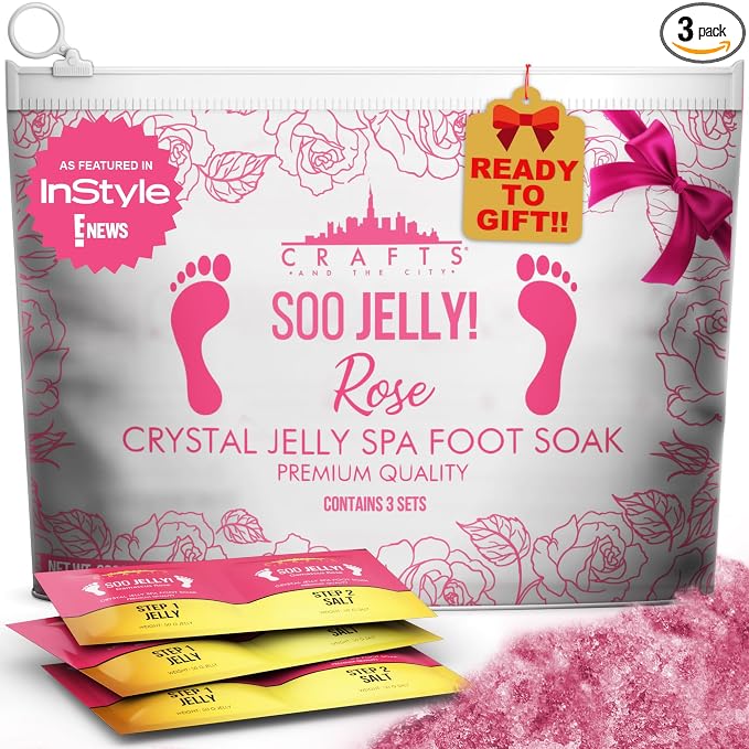 Crafts And The City SOO Jelly Pedicure Packs by CRAFTSANDTHECITY