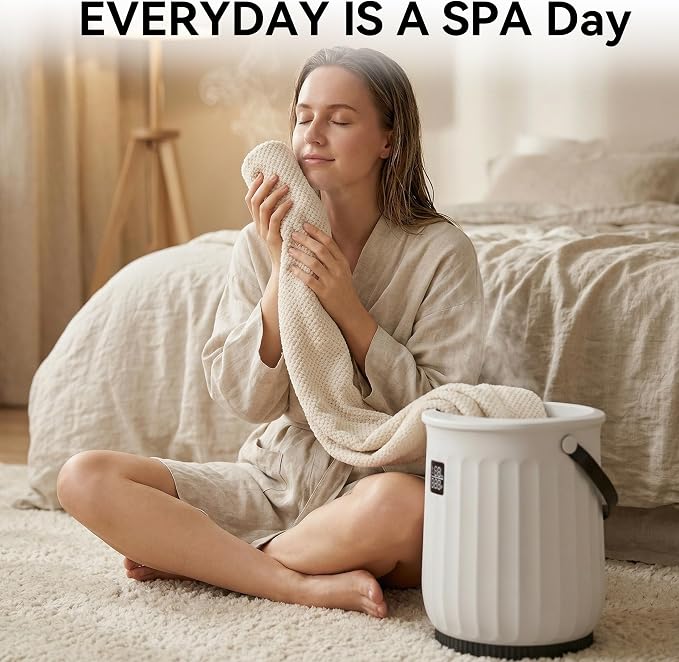 Luxury Large Towel Warmer for Bathroom, Heated Towel Warmer Bucket for SPA - Image 2