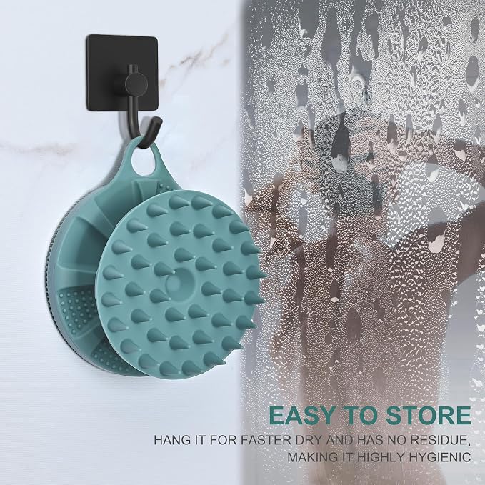 INNERNEED 2-in-1 Silicone Body Scrubber and Scalp Massager Shampoo Brush - Image 7
