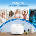 ASAKUKI Essential Oil Diffuser for Home, 500ML Aromatherapy Diffuser Humidifier - Image 6