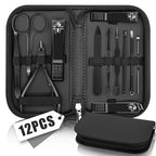 Manicure Set Nail Clipper Kit Pedicure Manicure Kit 12 In 1 Professional by BLESWIN