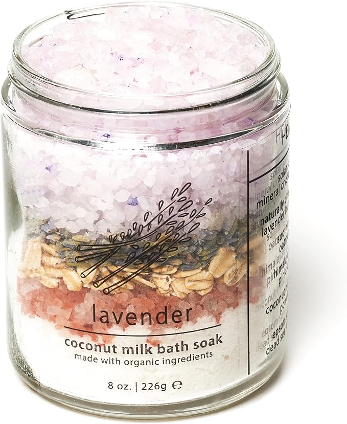 Hemlock Park Lavender Coconut Milk Bath Soak | Botanical Coconut Milk, - Image 5