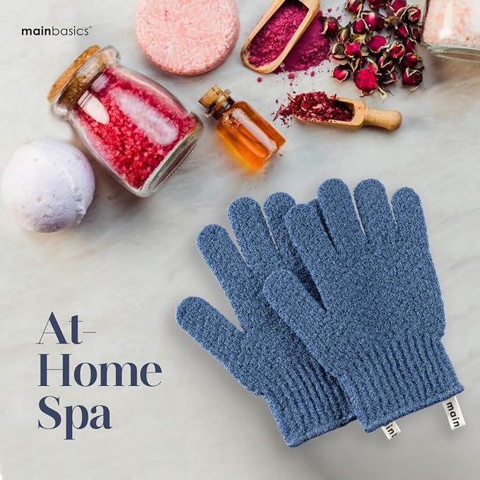 MainBasics Deep Exfoliating Bath Gloves - Image 5