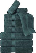 Superior Egyptian Cotton Pile 9 Piece Towel Set, Includes 3 Bath, 3 Hand - Image 2