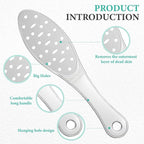 2 Pcs Stainless Steel Foot Scraper Metal Foot File Double Sided File Callus - Image 3