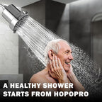 Filtered Shower Head with 5 Modes, HOPOPRO High Pressure Showerhead with Filter - Image 7