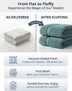 LANE LINEN 100% Cotton Bath Towel Set of 18 – 6 Bath, 6 Hand Towel & 6 - Image 7