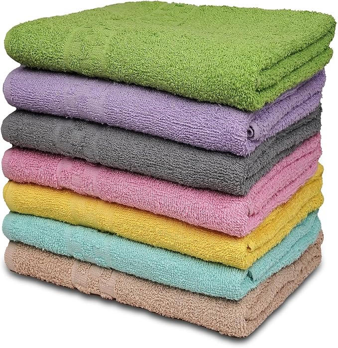 ZUPERIA 7-Pack Bath Towels by Zuperia