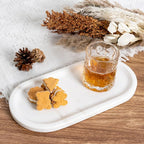 Koville Natural Marble Tray for Bathroom Countertop, Marble Storage Trays for - Image 6