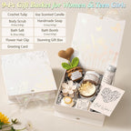Spa Gifts for Women Bath Gift Set, Freesia & Jasmine Spa Gift Basket Home Bath - Image 2