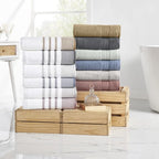 Modern Threads 6-Piece Towel Set – 100% Cotton, Quick Dry, Ultra Absorbent – - Image 5