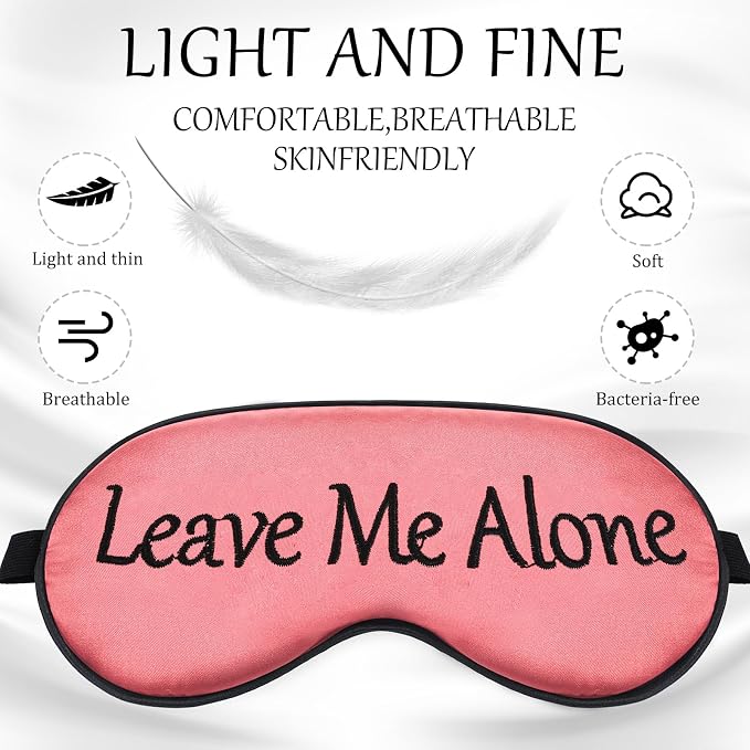 8 Pieces Funny Sleep Mask Silk Eye Mask - Image 3
