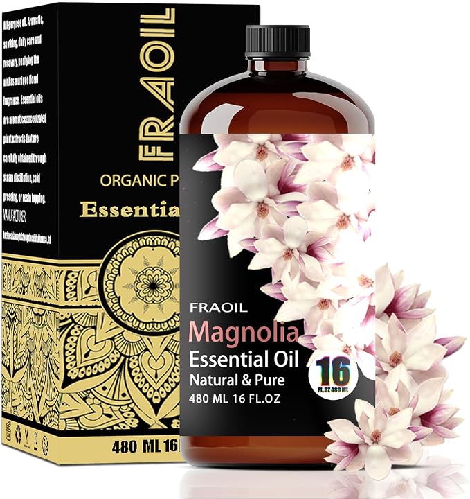 Magnolia Essential Oil, Magnolia Oil 16 Fl Oz 480 ML by FRAOILESSENTIALOIL