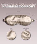SUNDAYSILKS™ Exclusive Mulberry Silk Sleep Mask | Soft Eye Covers, and - Image 6