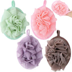 4 PCS Exfoliating Bath Sponges Soft Loofah Shower Scrubber - Image 9