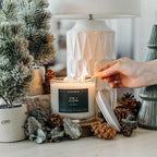 Calyan Wax Co. Fir & Clove 3 Wick Scented Candle - Image 5