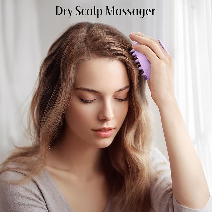 HEETA Scalp Scrubber Shampoo Brush, Scalp Massager Tool - Image 3