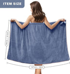 GOSCHE Towel Wrap for Women, Adjustable Shower Wrap Towel - Image 2