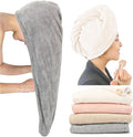 ROLSHOL Extra Large 4 Pack Microfiber Hair Towel Wrap by ROLSHOL
