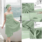Hand Towels Set 2 Pack-16“x31”, Ultra Soft Microfibers Bathroom Towel Set - Image 3
