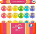 Crystal Bath Bomb Gift Set – 12 Pack by CLOUQUAR
