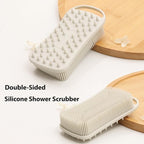 2 PC Silicone Body Scrubber, 2 in 1 Exfoliating Shower Bath Scrubber, Soft - Image 8